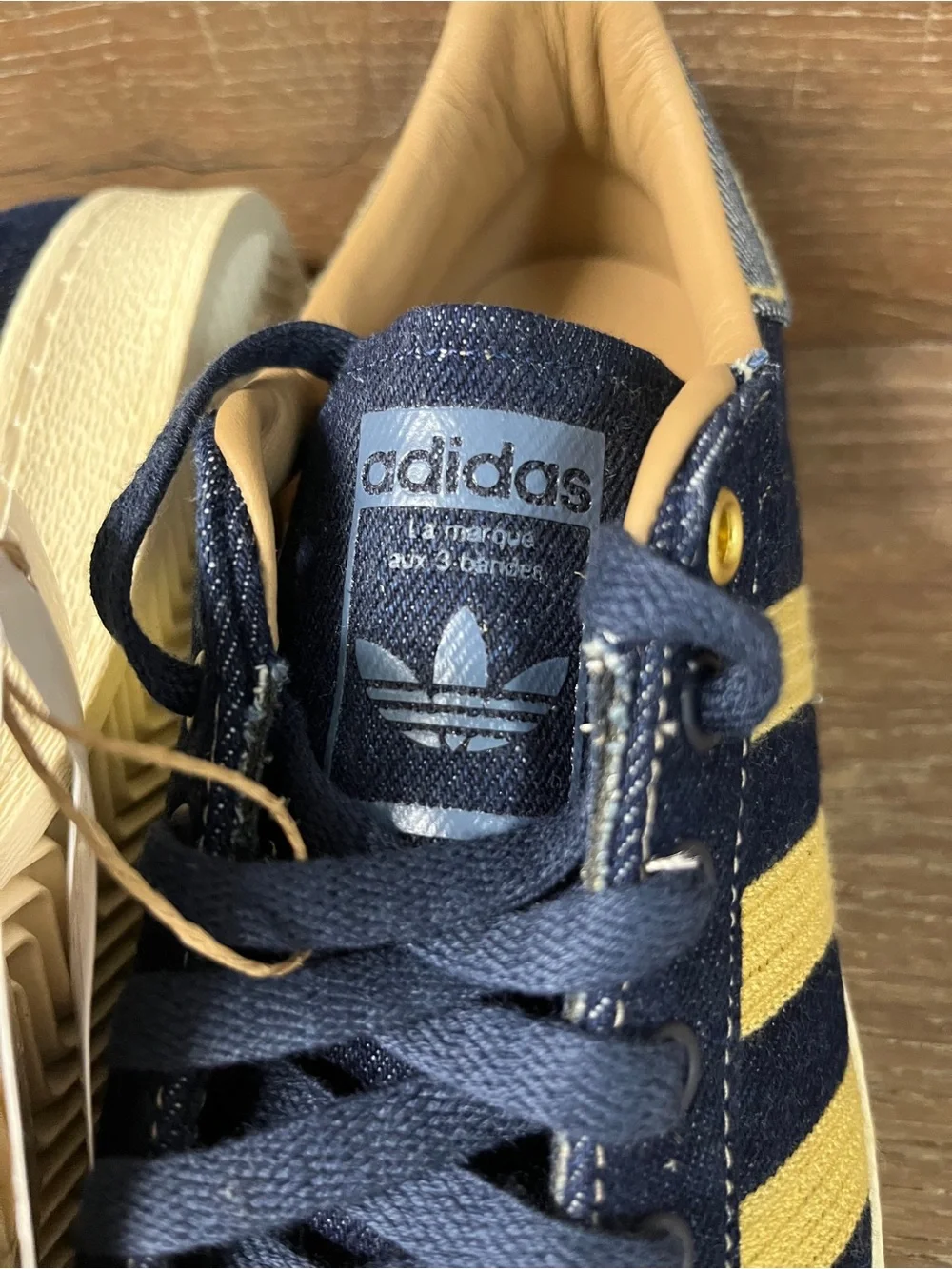 Adidas Originals Superstar 82 Sneakers Blue Denim Men's Size 8us JH5577